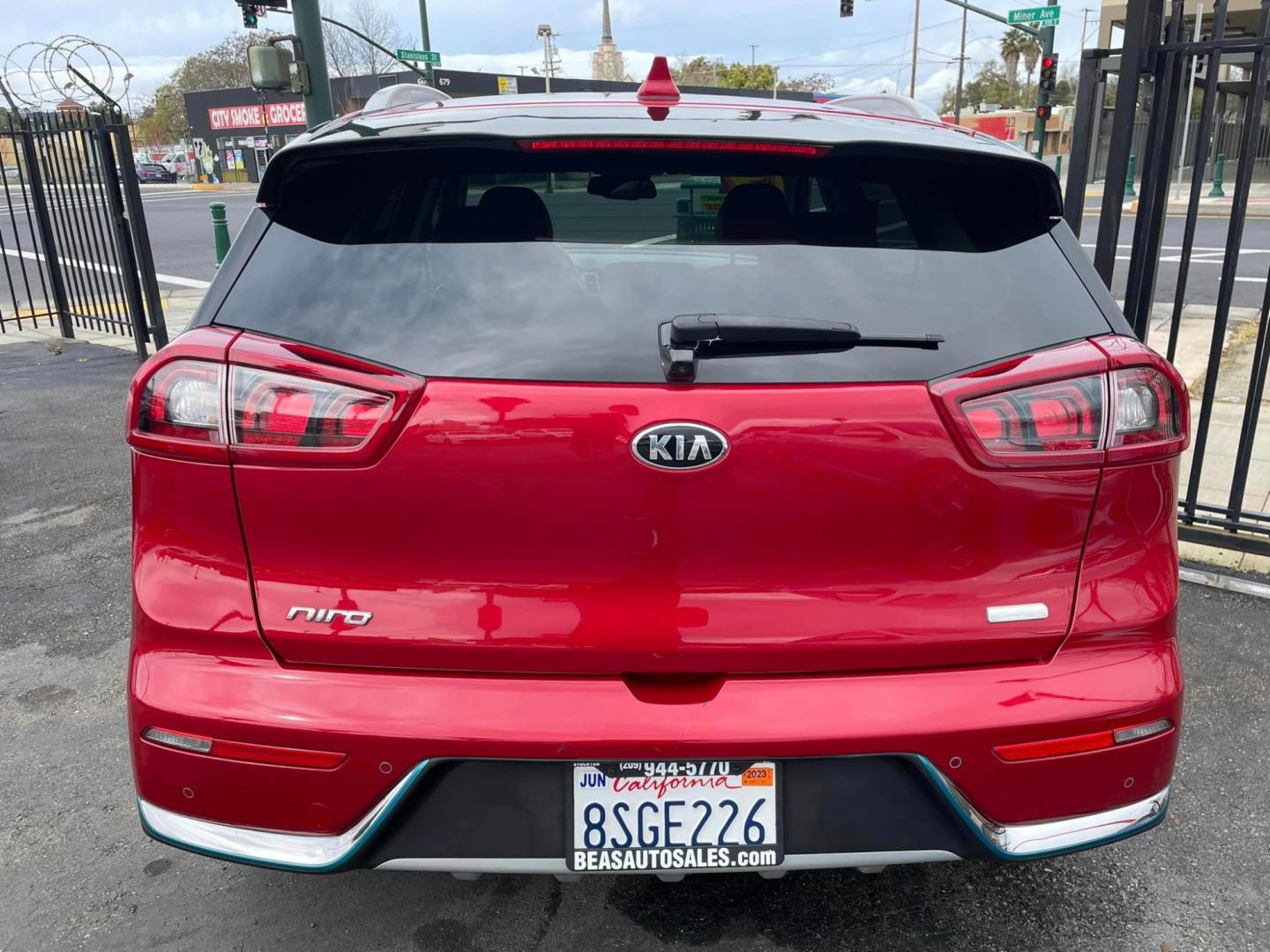 2019 RED /BLACK Kia Niro Plug In Hybrid (KNDCC3LD4K5) , located at 744 E Miner Ave, Stockton, CA, 95202, (209) 944-5770, 37.956863, -121.282082 - Photo#14